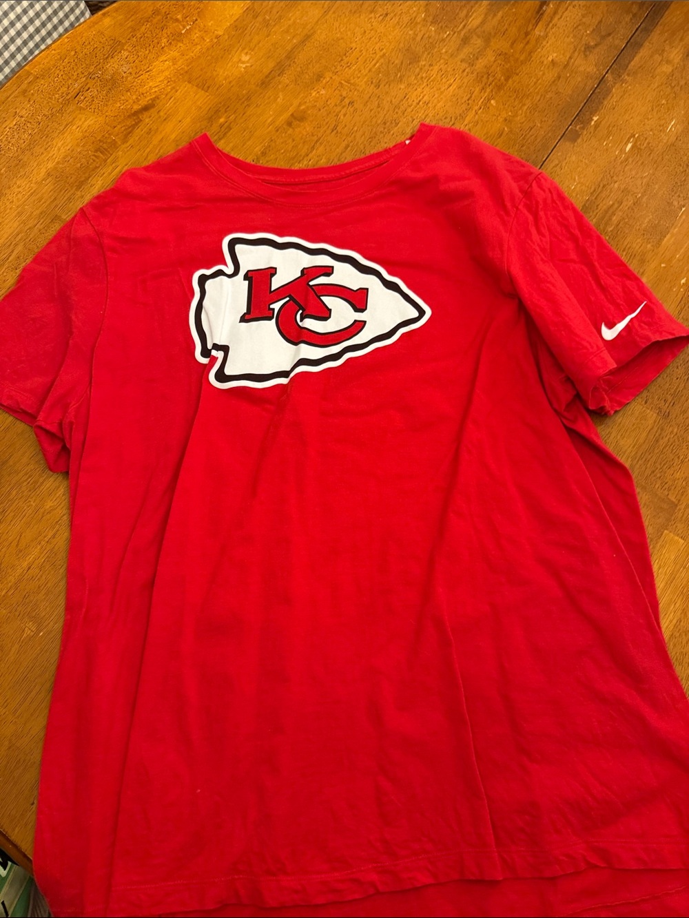 Nike Red Kansas City Chiefs Logo Tee xxl